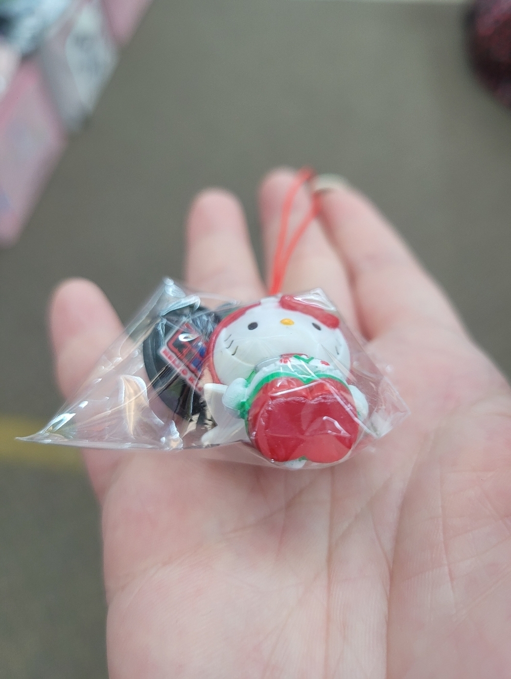2009 Hello Kitty X Masked Rider Phone Charm Keychain - Picture 4 of 9